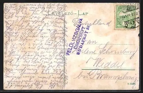 AK Temesvár, Jozsefváros, Panorama