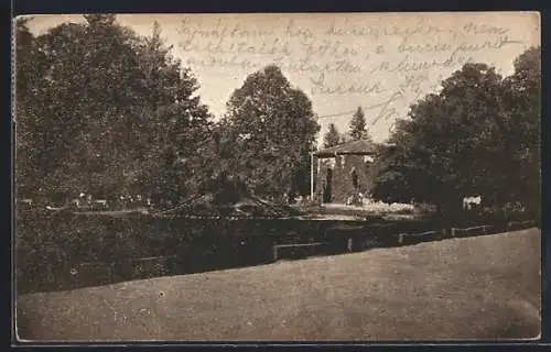 AK Baile-Buzias, Promenada parcului