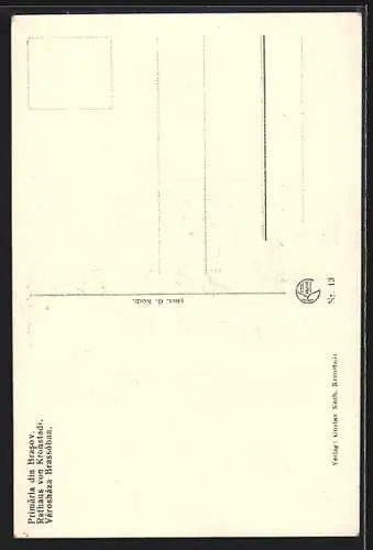 AK Kronstadt, Blick zum Rathaus