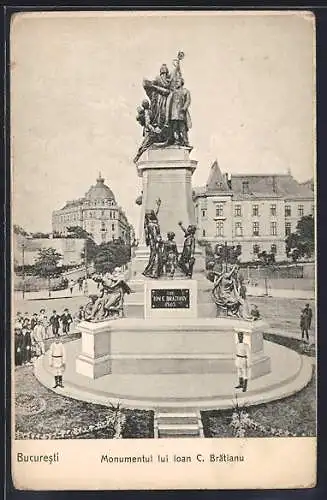 AK Bucuresti, Monumentul lui Ioan C. Bratianu