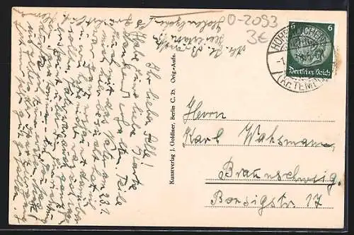 AK Lychen, Bucht am Zens-See