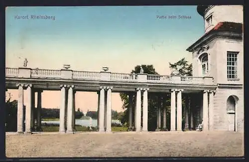 AK Rheinsberg, Partie beim Schloss