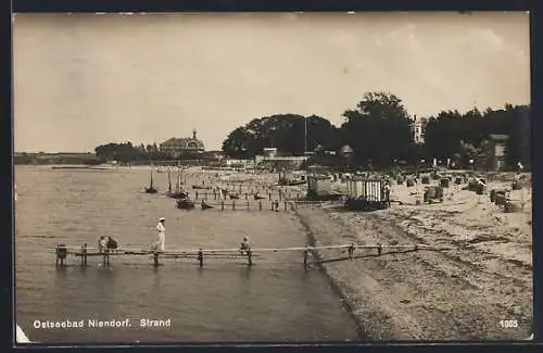 AK Niendorf, Ostseebad, Strandpartie