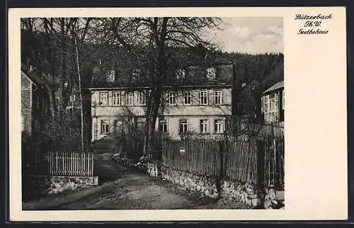 AK Stützerbach /Th. W., Goethehaus