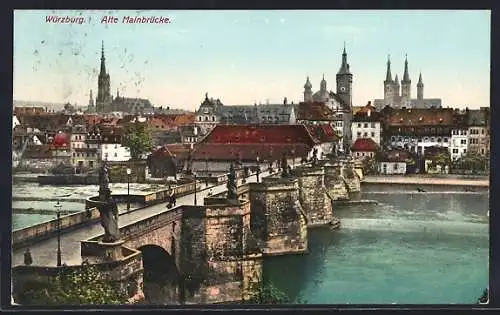 AK Würzburg, Alte Mainbrücke