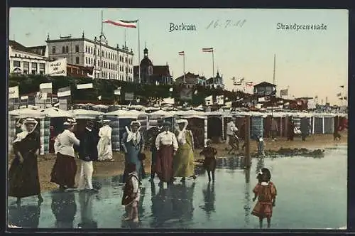 AK Borkum, Strandpromenade