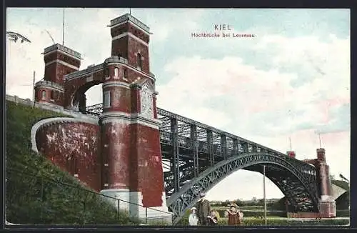 AK Kiel, Hochbrücke bei Levensau