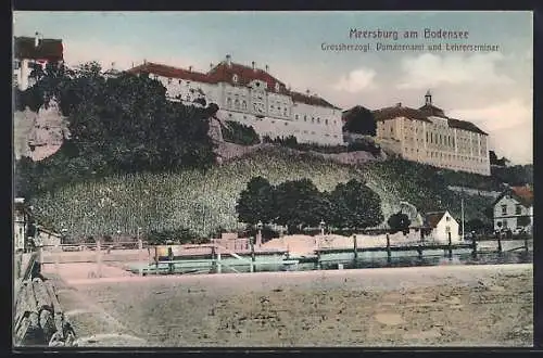 AK Meersburg am Bodensee, Grossherzogliches Domänenamt und Lehrerseminar