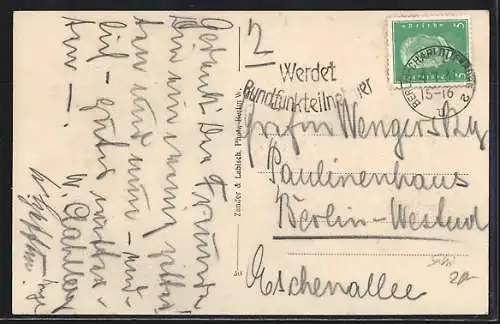 AK Berlin-Charlottenburg, Restaurant Taverne, Courbiere-Ecke Kurfürstenstrasse