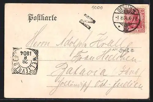 AK Berlin-Tiergarten, Restaurant Hinter den Zelten, Richard Wagnerstrasse 10, Inh. J. C. Kistenmacher