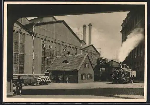 AK Essen, Friedr. Krupp Aktiengesellschaft, Stammhaus wurde 1818 dem 1. Schmelzbau v.Krupp als Aufseherwohnung errichtet