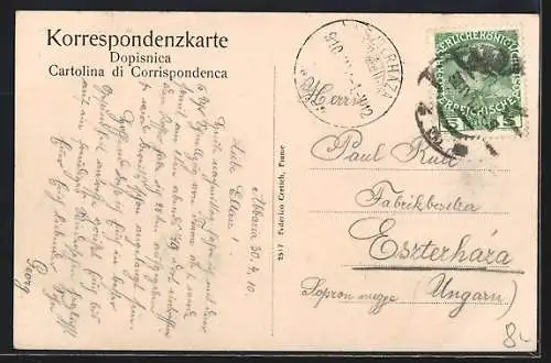 AK Abbazia, Palmengruppe am Südstrand