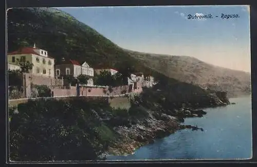 AK Dubrovnik, Villen mit Blick aufs Meer