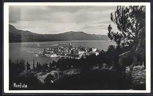 AK Korcula, Blick auf den Ort