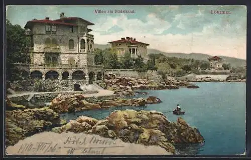 AK Lovrana, Villen am Südstrand