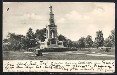 AK Cambridge, MA, Soldiers Monument