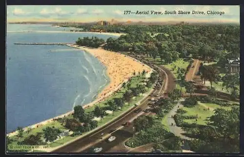 AK Chicago, IL, Aerial View, South Shore Drive