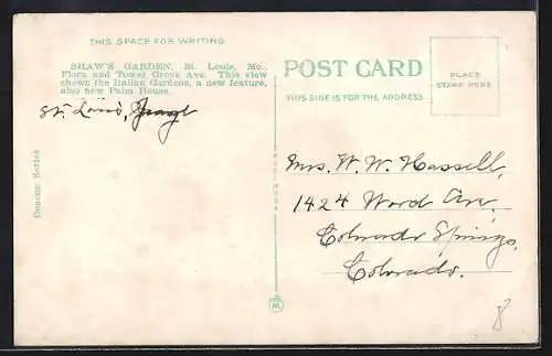 AK St. Louis, MO, Shaws Garden
