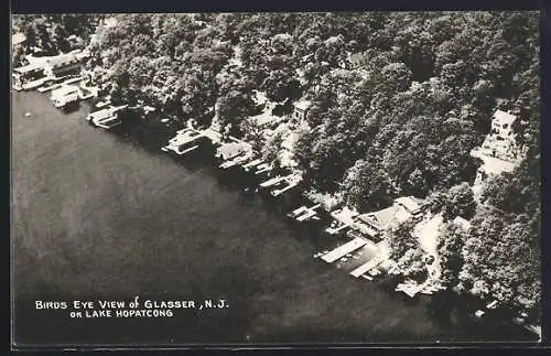 AK Glasser, NJ, Bird`s-Eye View at Lake Hopatcong