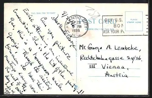 AK Atlantic City, NJ, Panoramic View, showing Convention Hall and famous Beach Front Hotels