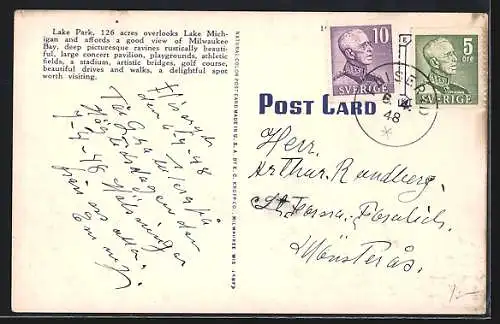 AK Milwaukee, WI, Grand Stairway, Lake Park