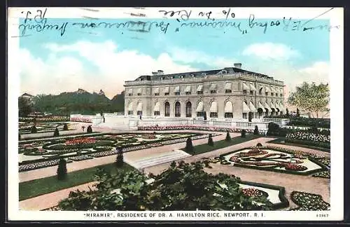 AK Newport, RI, Miramir, Residence of Dr. A. Hamilton Rice