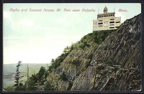 AK Holyoke, MA, Rocks and Summit House, Mt. Tom