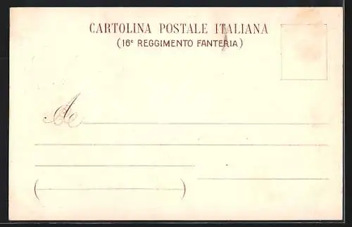 Lithographie 16° Reggimento Fanteria, Palestro di Maggio 1859, Italienisches Infanterie-Regiment