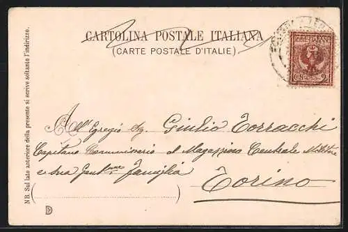 Lithographie 21° Reggimento Fanteria, italienisches Infanterie-Regiment