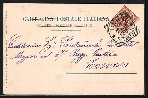 Lithographie 1° Bersaglieri, 1°, 7°, 9° Battaglione, italienisches Infanterie-Regiment