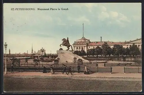 AK St.-Pétersbourg, Monument Pierre le Grand
