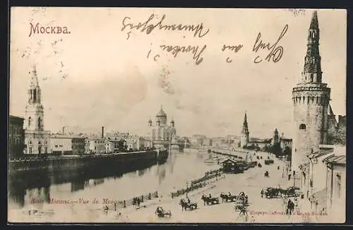 AK Moscou, Vue de Moscou