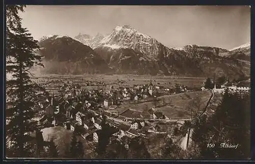 AK Altdorf, Totalansicht aus der Vogelschau