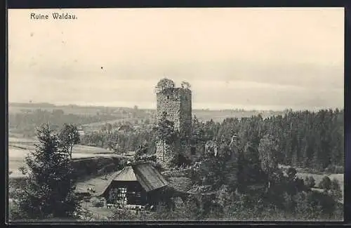 AK Königsfeld / Baden, Ruine Waldau