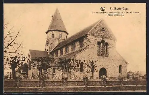 AK St.-Baafs-Vijve, De monumentale romaansche kerk
