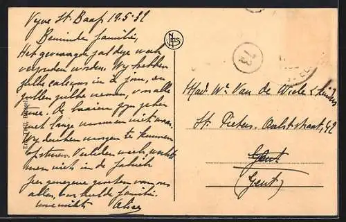 AK St.-Baafs-Vijve, De monumentale romaansche kerk