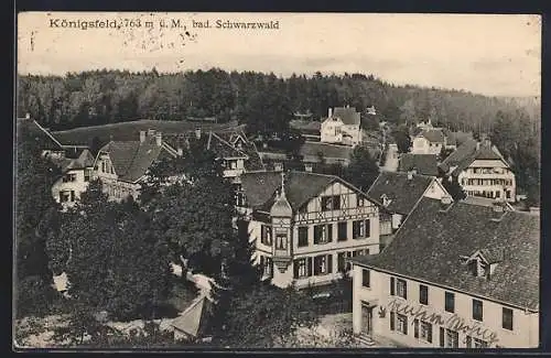 AK Königsfeld / Schwarzwald, Teilansicht