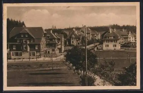 AK Königsfeld / Schwarzwald, Strasse in den Ort
