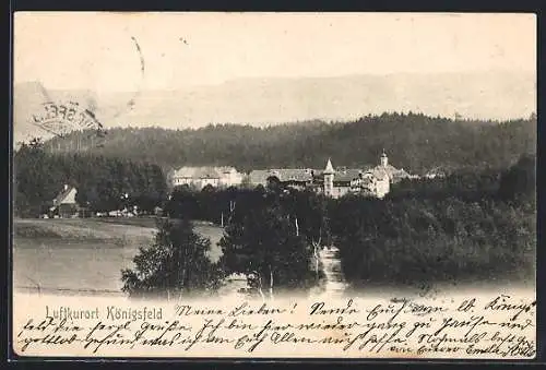 AK Königsfeld / Schwarzwald, Ortspanorama