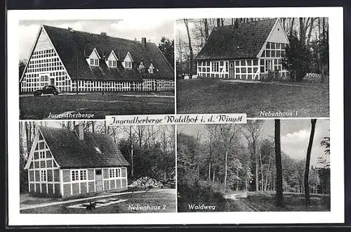 AK Wingst, Jugendherberge Waldhof, Nebenhaus 1 und 2
