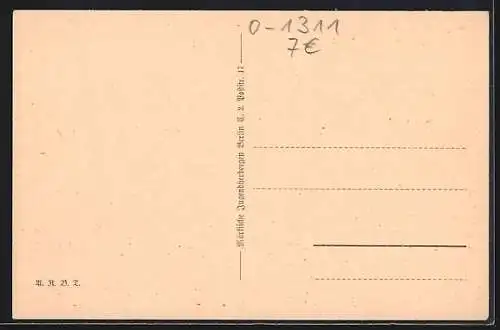 AK Tiefensee / Mark, Blick aus der warmen Ofenecke der Jugendherberge Gamensee