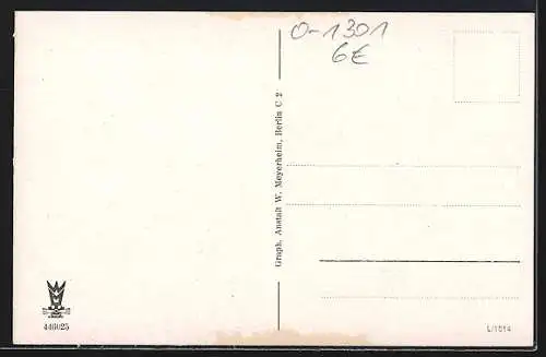 AK Liepe / Finow, Ansicht vom Postamt mit Haus