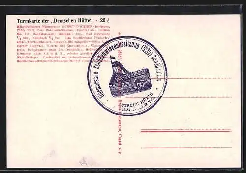 AK Heidenberg / Thür. Wald, Deutsche Hütte, Kriegerdenkmal