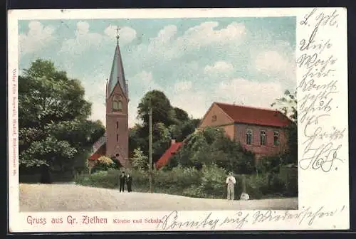 AK Gr. Ziethen / Schönefeld, Kirche und Schule