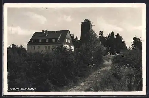 AK Schönheide / Erzg., Berghaus Kuhberg