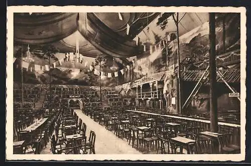 AK Berlin, Gaststätte Neue Welt, Hasenheide 108-114, Bockbierfest, geschmückter Saal
