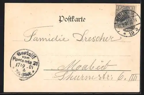 AK Berlin, Restaurant Der Friedrichshof von E. Gebhardt, Friedrichstrasse 41-42 Ecke Kochstrasse