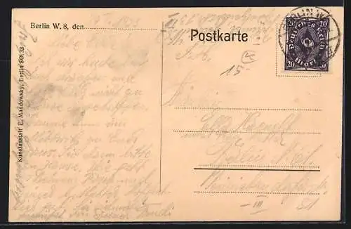 AK Berlin, Restaurant Pschorr-Haus, Friedrichstrasse 165