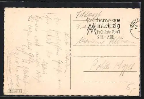 AK Schleswig, Uferpartie mit Dom