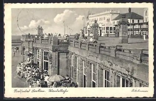 AK Borkum, Nordseebad, Wandelbahn